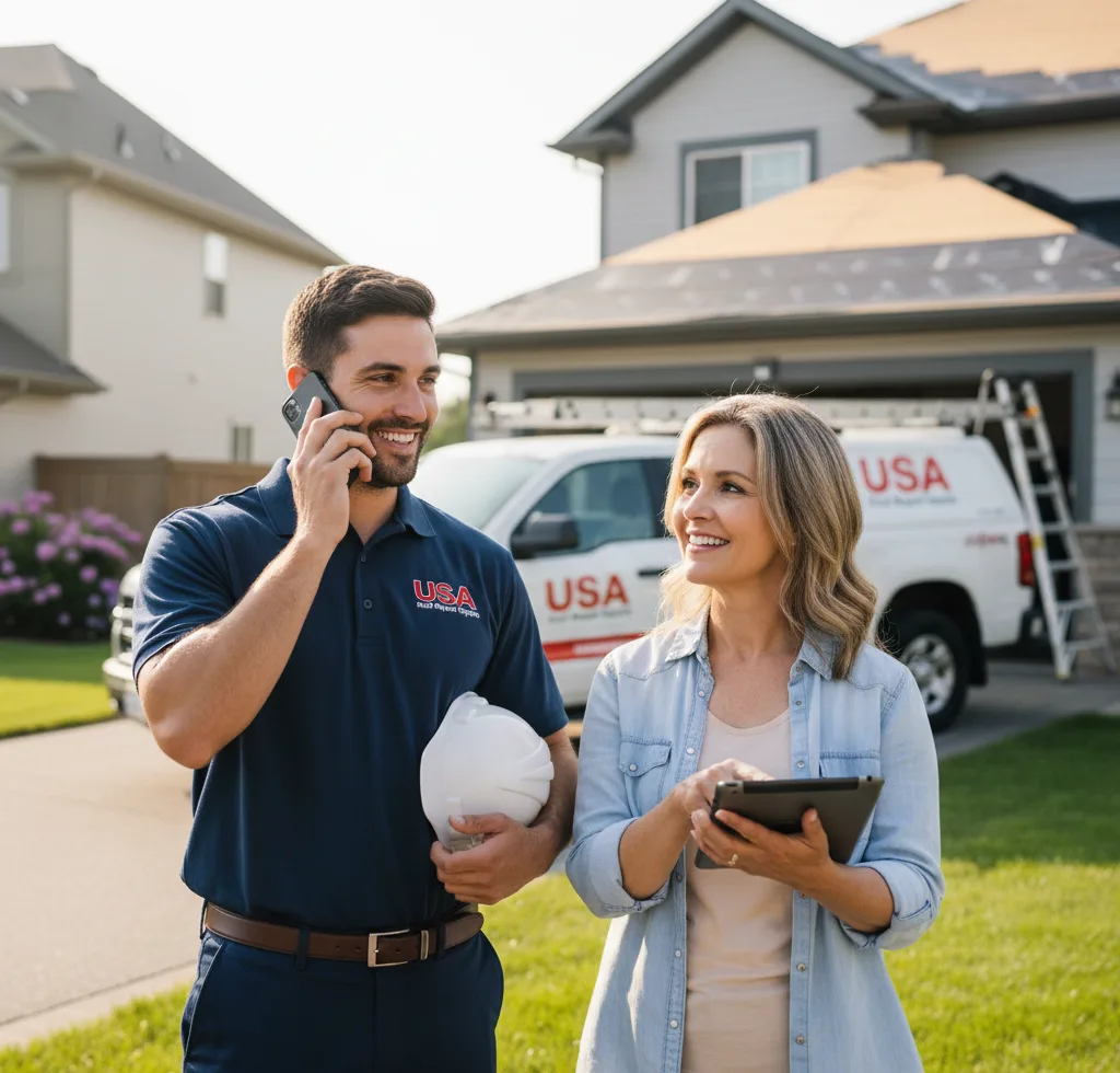 USA Roof Repair Experts customer support in Hereford